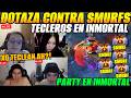 😲MATTHEW, LEO, Sacred y 2 CHICAS vs SMURFS TECLEROS en RANK INMORTAL😲épica voltis!