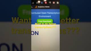 Want to do better transcription work Try www.dote.aau.dk