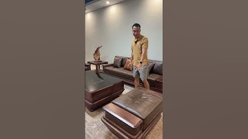 Hoàn thiện cải tiến bộ sofa gỗ sồi nga cho ah khách ở Thái Nguyên #sofaphongkhach  #sofagotunhien
