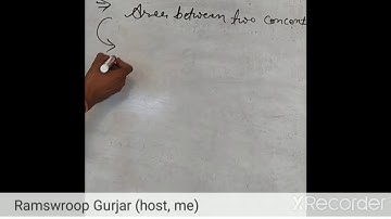 Area between two concentric circles  (ch-15) class 10