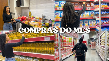 COMPRAS DO MÊS ASSAÍ ATACADISTA RJ | valores e organização das compras, compras do mês casal