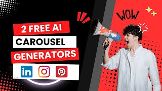 2 FREE AI Carousel Generators for LinkedIn, Instagram and Pinterest | Grow Your Social Media!