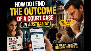 How do i find the outcome of a court case in Australia