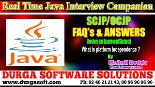 Java Interview Companion|| SCJP/OCJP|| What is platform Independence? Wealth