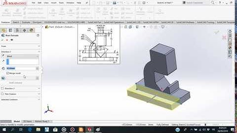 Bài tập Assembly thiết kế 3D trên Solidworks 2017 _ Bài 6 Pipe Vice _ Part 1