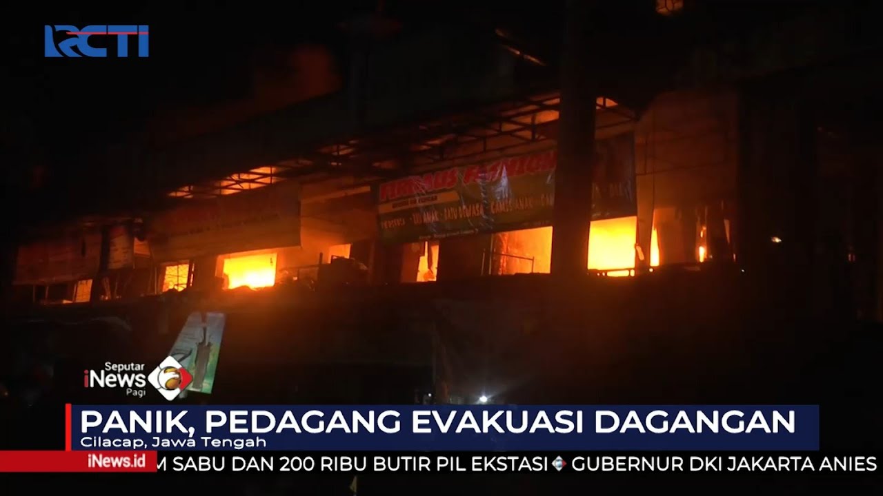 Ratusan Kios di Pasar Kroya Hangus Terbakar #SeputariNewsPagi 24/12
