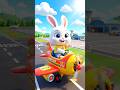 🐰✈️Baby Bunny Airplane Adventure!#babyrhymes #nurseryrhymes#airplane #babyrhymesinenglish#usa#shorts