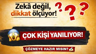 Zekâ Değil Dikkat Ölçüyor! Matematik Sorusu  | Çoğu Kişi Yanılıyor screenshot 4