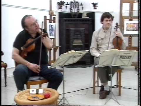 Morten Zeuthen portrait (1994) performing with The Kontra Quartet and NHØP