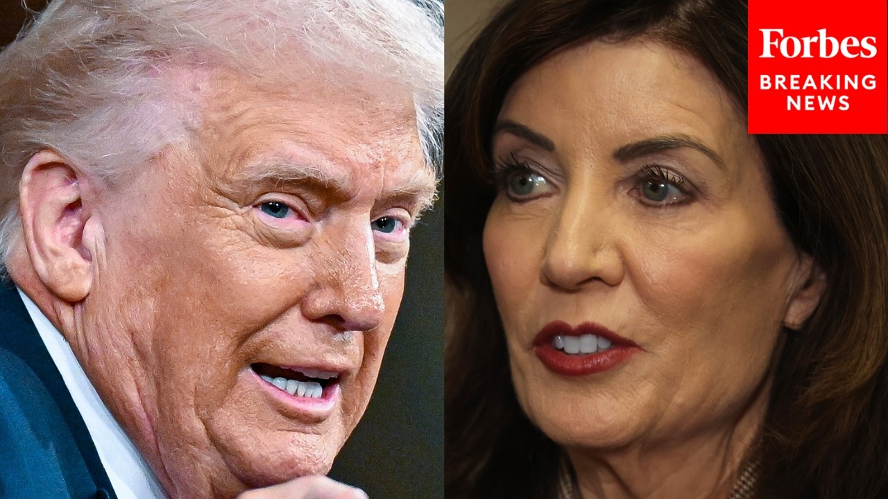 New York Gov. Kathy Hochul Holds Meeting With Business Leaders To Discuss Impact Of Trump's Tariffs