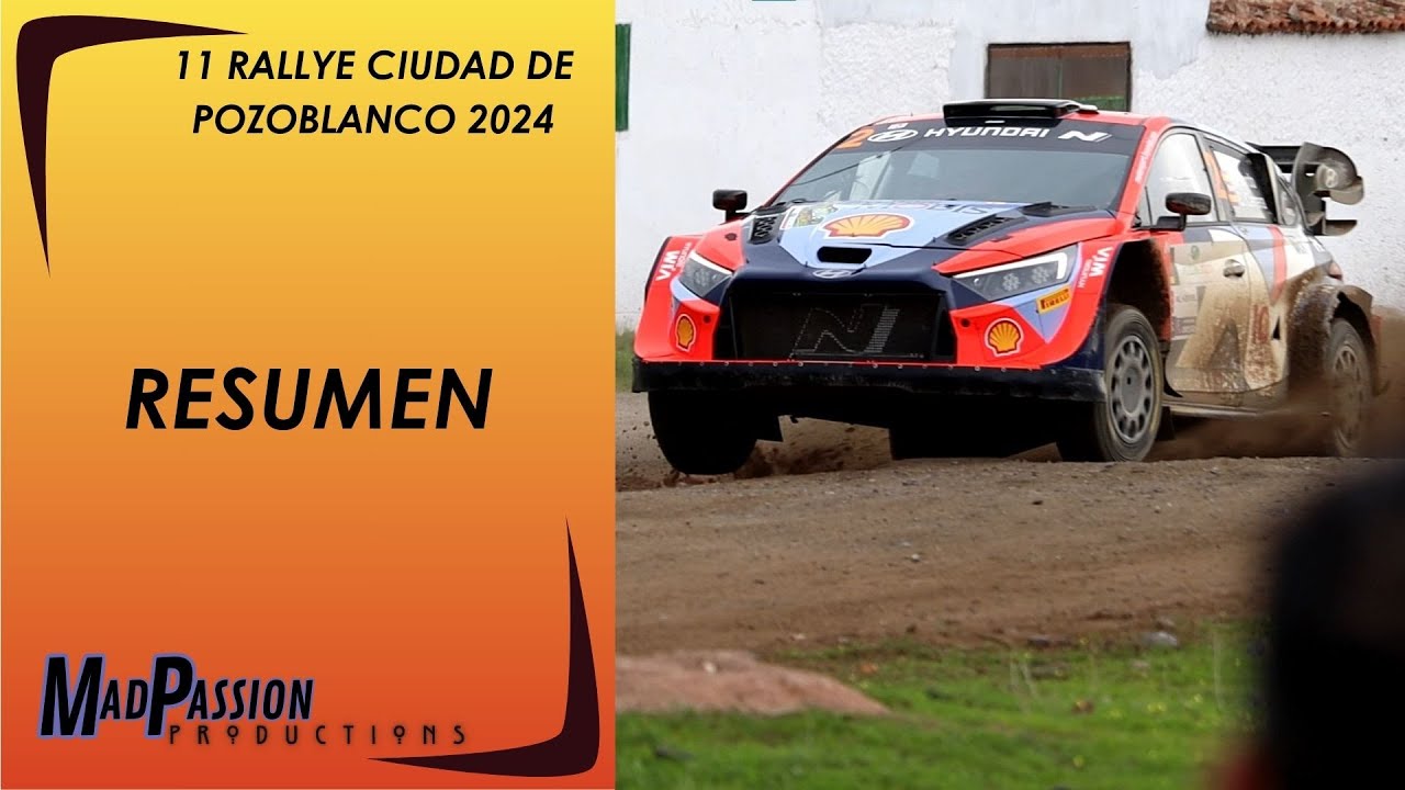 RALLYE CIUDAD DE POZOBLANCO 2024 | RESUMEN (MADPASSION) | #rfeda  #scer #cert #rally #motorsport
