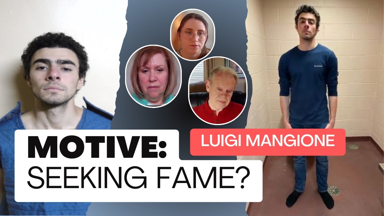 MOTIVE Luigi Mangione: Big Man On Campus - Seeking Fame? - YouTube