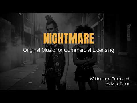 Nightmare - Punk- Post Punk - Alt Pop - Male Vocal - Original Music