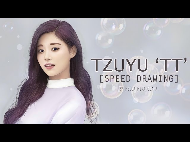 TWICE TZUYU - TT [SPEED DRAWING] by. GyunSpirit - YouTube