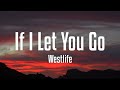 Capture de la vidéo Westlife - If I Let You Go (Lyrics)