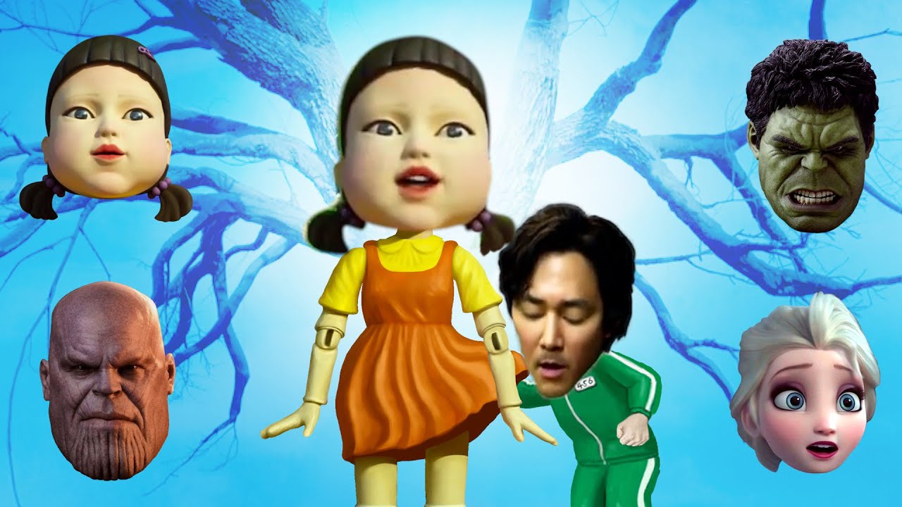 SQUID GAME Numa NumaJigsaw Puzzle Choose your face.What are you peeking at? Red Light Green