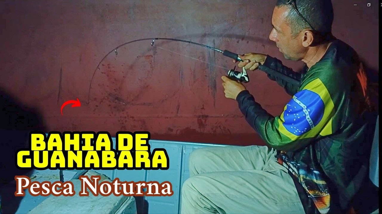 PESCA NOTURNA BAHIA DE GUANABARA este é o SEGREDO  Das CORVINA