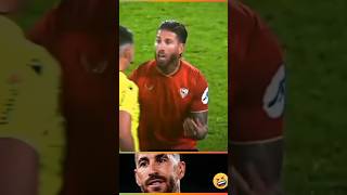 Sergio Ramos Is Confused As He Received 2 Red Car 2 Yellow Card