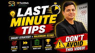 LAST MINUTE TIPS | CSIR NET Maths 2026 | Don't Avoid❌  | Paper Attempt Strategy screenshot 3