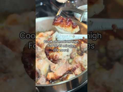 Filipino adobo with no soy sauce #fyp
