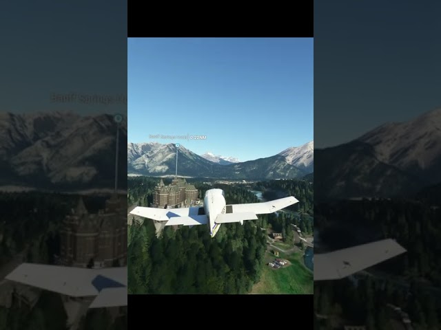 Flight Simulator 2020 - POI's - Canada - Banff Springs Hotel