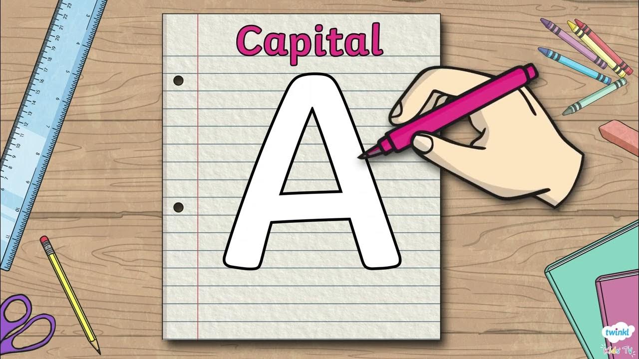 How to Write the Letter A | Handwriting Guide | Twinkl Kids Tv - YouTube