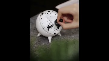 Venom dynamic ferrofluid visualization. Table lamp. Audiovisual decoration. #music #dynamic