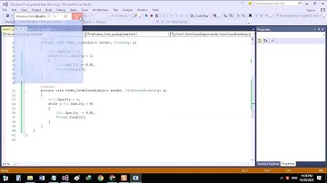How to gradually appear and fade form in C# | Simple training