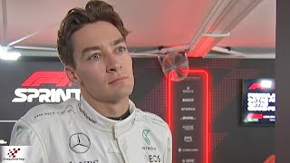 George Russell: McLaren tactics frustrating but understandable | Post Sprint Interview Qatar GP 2024