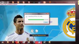 Real Madrid Theme Password and Installation help screenshot 1