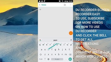 HOW TO MERGE VIDEOS IN DU RECORDER