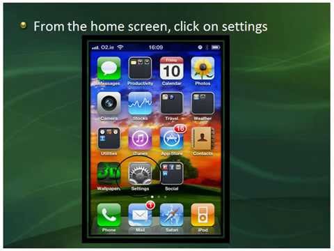 Setting up a POP email account on iPhone