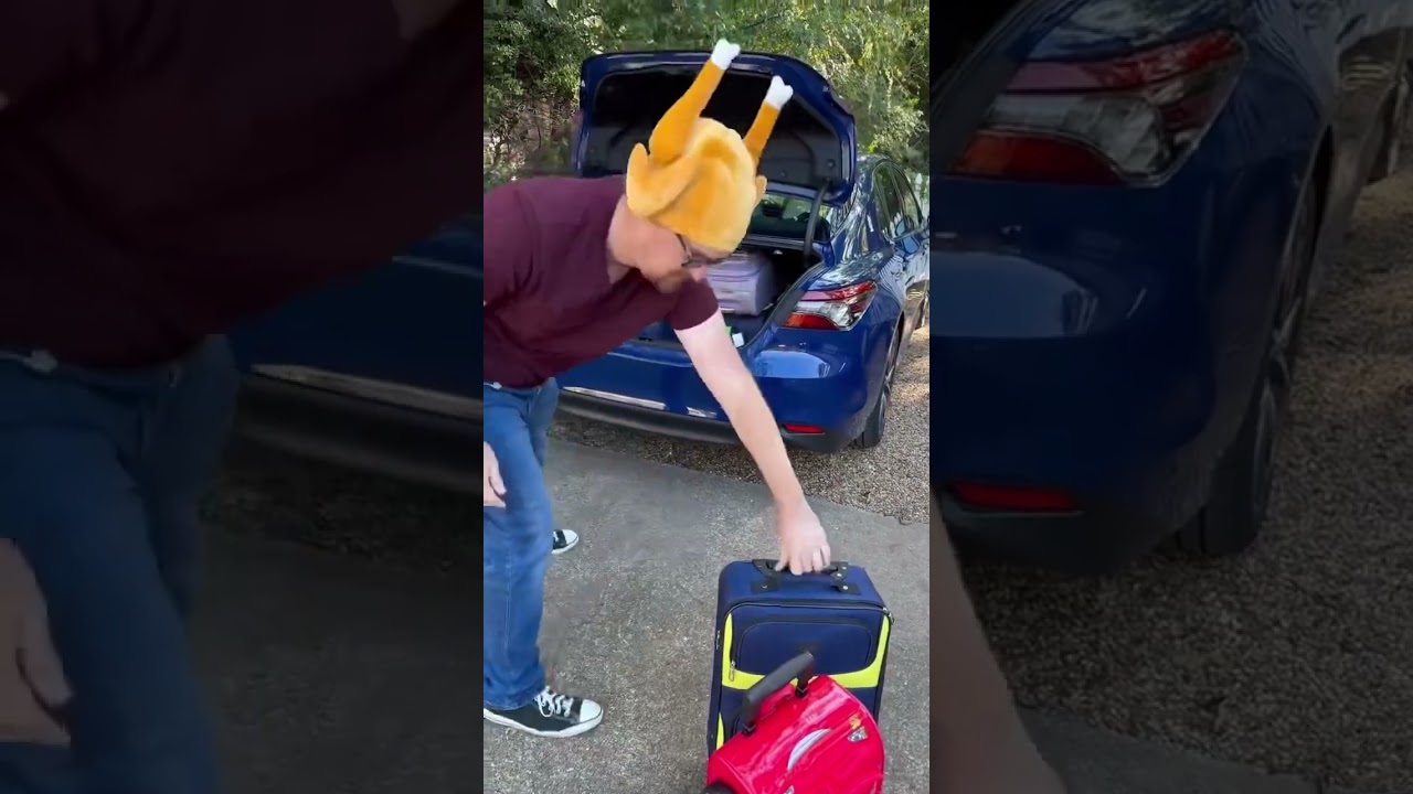 Loading luggage in the Toyota Camry