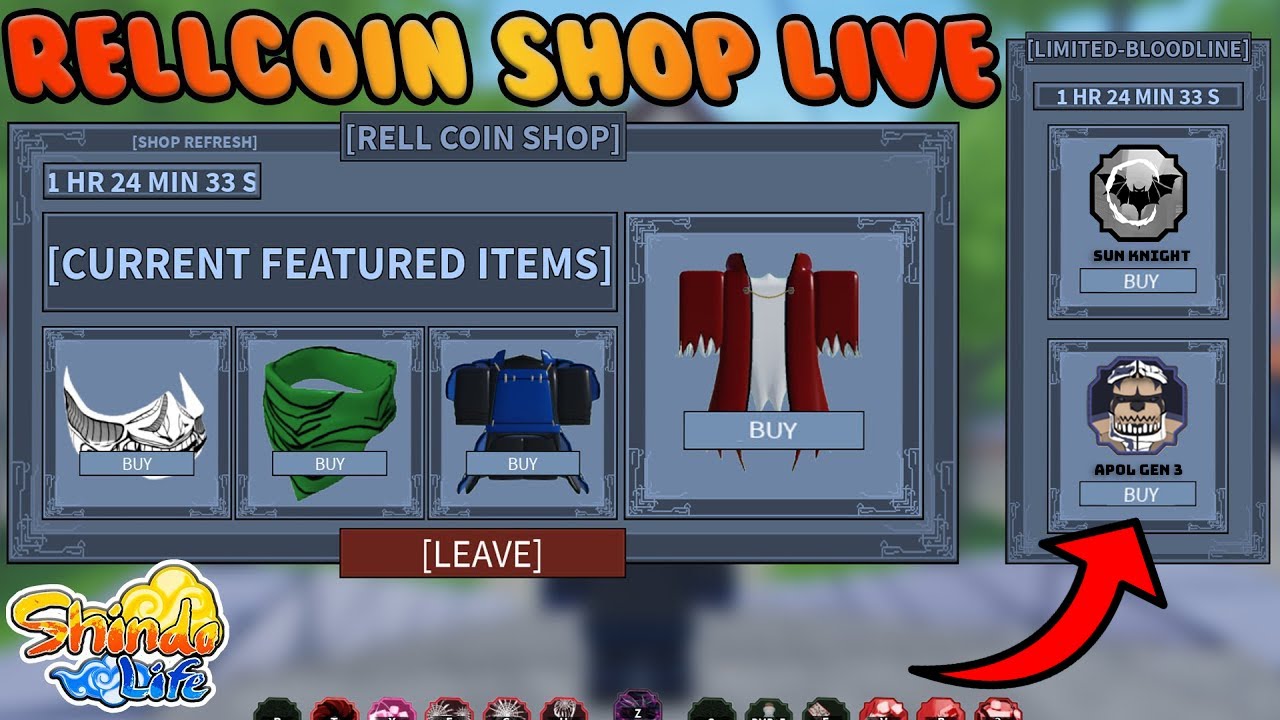 Current Rell coin shop