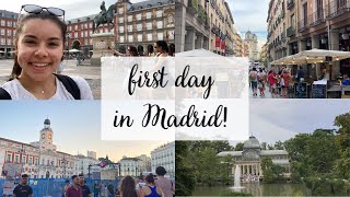 flying to madrid by myself, exploring the city! | Study Abroad Vlogs