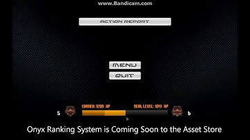 Onyx Ranking System - Ranking, Emblem, XP, and Leveling System for Unity 3d (Like Black Ops)