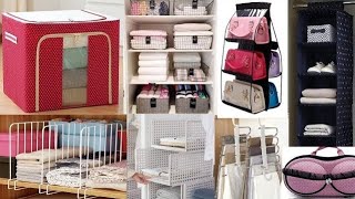 Brilliant wardrobe/closet organizers idea | Best almirah/ cupboard organizer from AMAZON