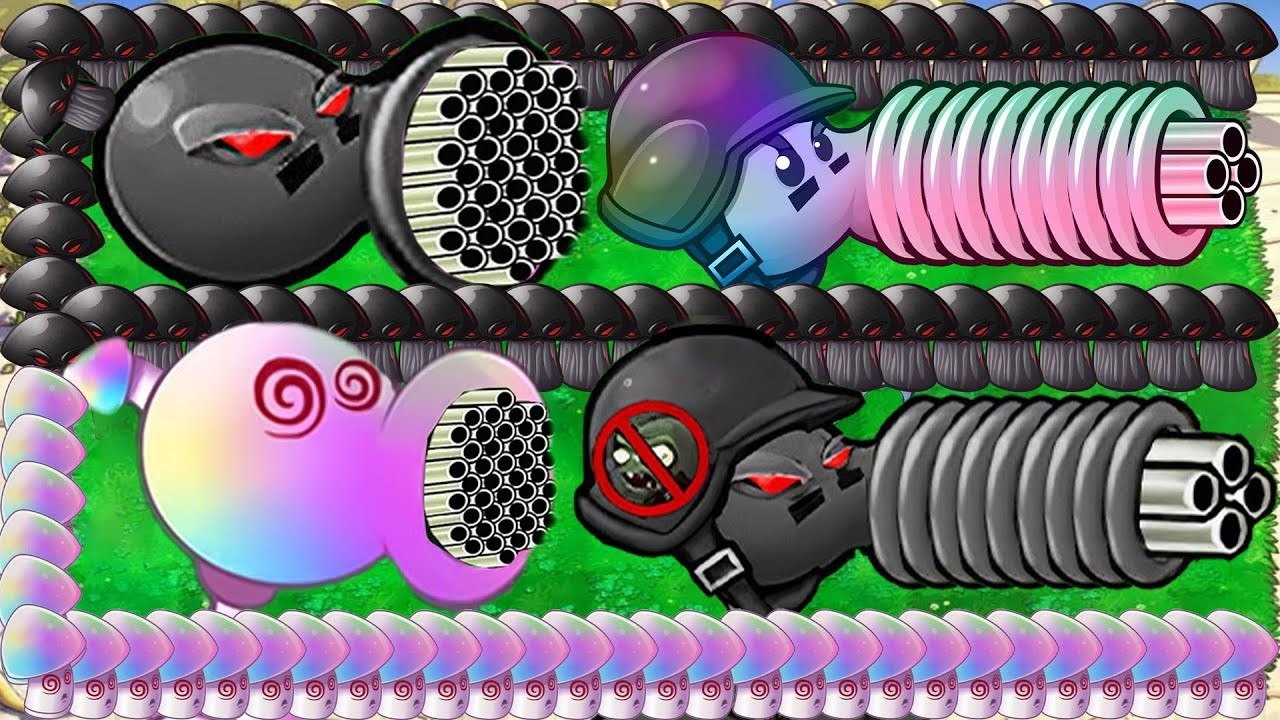 Doom Gatling Doom Peashooter X Hypno Gatling X Hypno Pea vs Dr.Zomboss ...