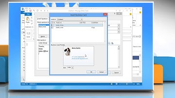 How to Create a Signature in Outlook 2013 on Windows® 8 PC