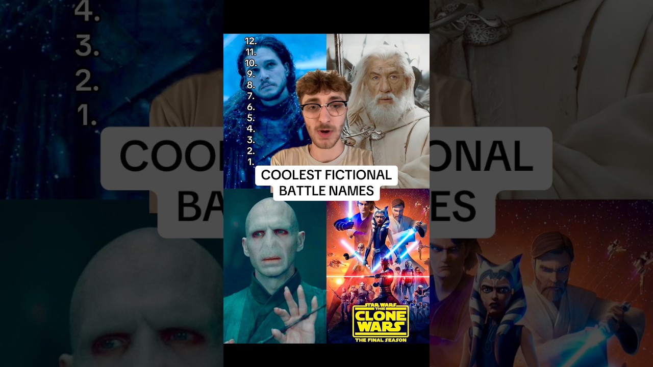 COOLEST FICTIONAL BATTLE NAMES OF ALL TIME‼️❄️