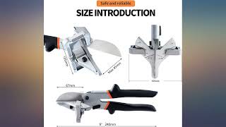 Terizger Miter Shears for Angular Cutting Molding,Quarter Round Cutting Tool,Multi review