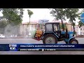 Масштабная дезинфекция в Шымкенте: дороги, остановки и дворы обрабатывают специальным средством