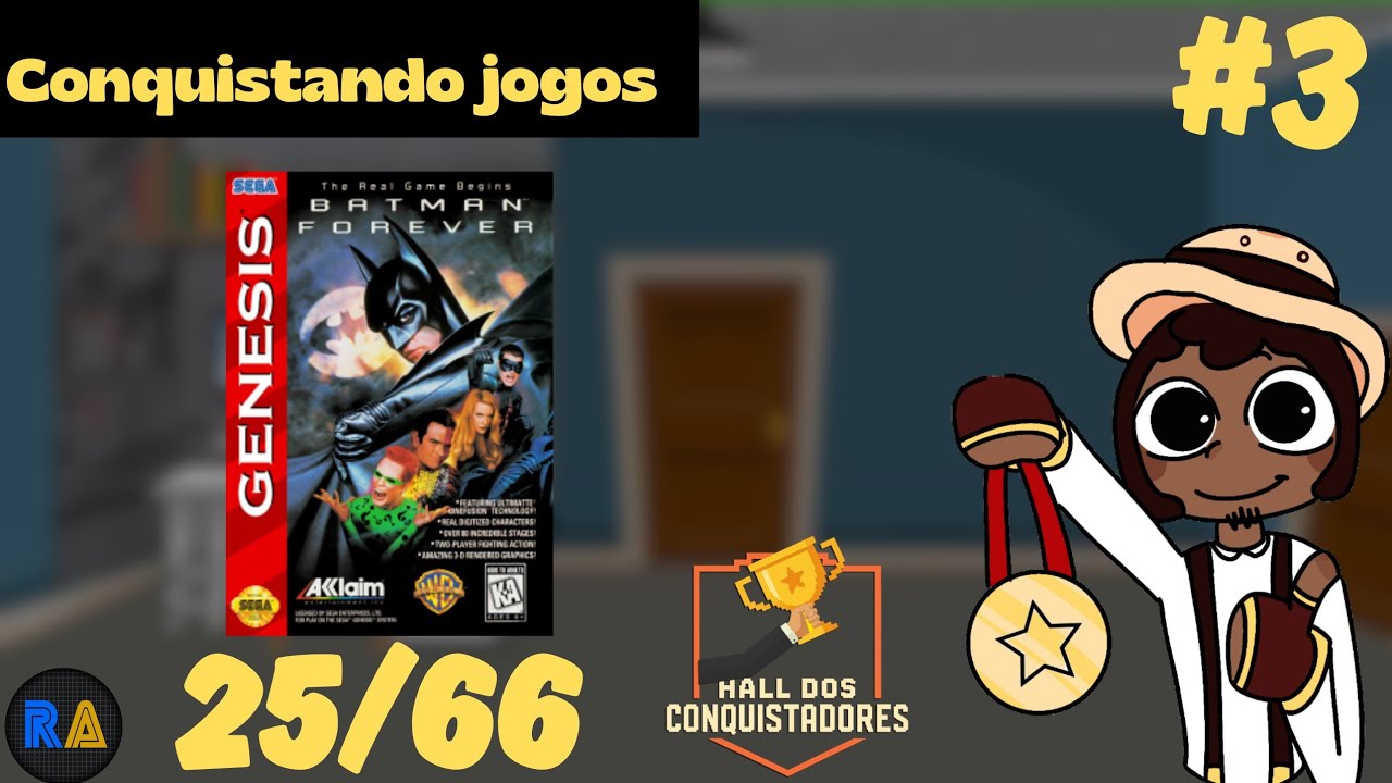 Batman Forever  (MD) - Conquistas do Game (25/66) RA - Parte 03