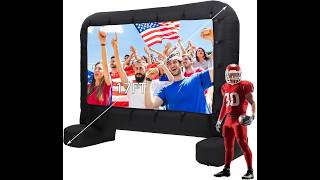 Towallmark: 17ft Inflatable Movie Screen Review - Pros &amp; Cons - Towallmark 17ft inflatable projecto