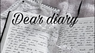 Dear diary official audio 