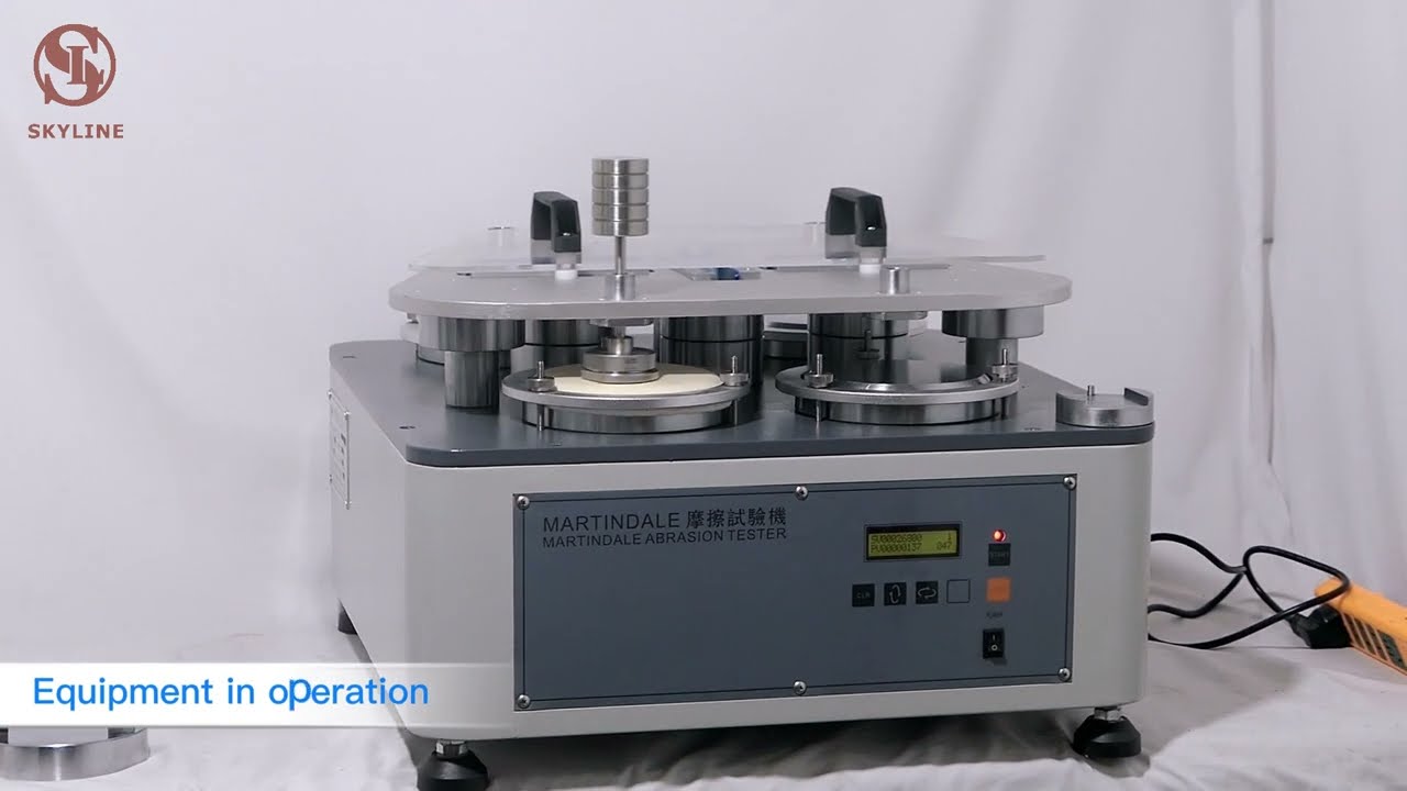 Footwear Testing Equipment SATRA TM31/ISO12945 Martindale Abrasion Tester YouTube