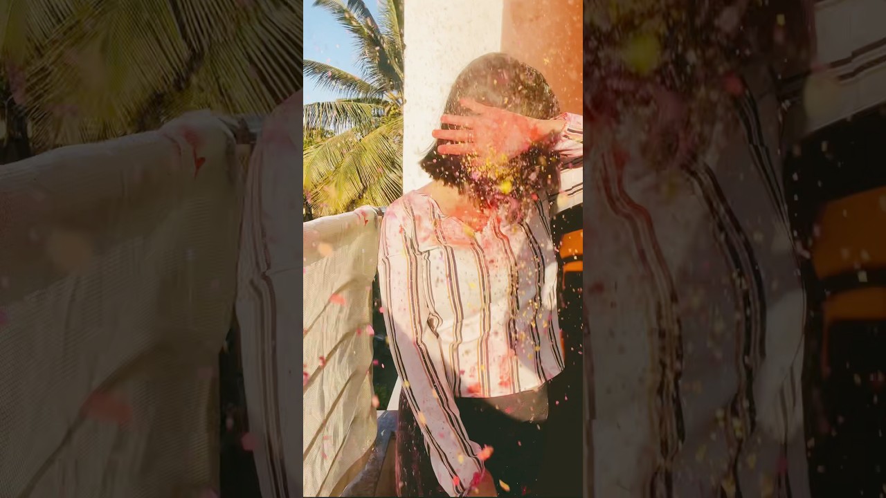 Aesthetic holi photo