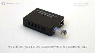 StarTech.com 10/100 Fiber to Ethernet Media Converter Multi Mode SC 2 km Singlemode to Ethernet RJ45 Copper Fiber Media Converter