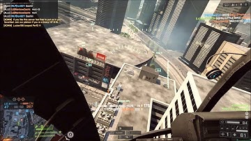 Battlefield 4 (BF4) - Siege of Shanghai - Conquest - Little Bird Gameplay