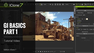 iClone 7 Tutorial - GI Basics Part 1